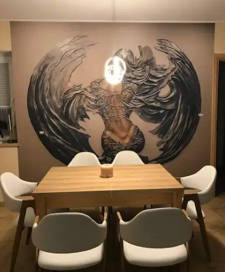 3D Textured Artistic Scenes Print 11