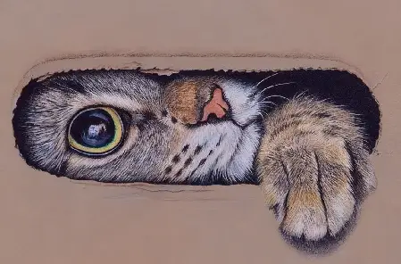 3D Textured Artistic Scenes Print 2