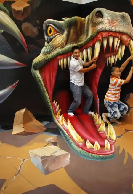 3D Textured Artistic Scenes Print 4