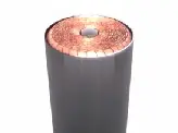 Gold plated cylindrical power battery
