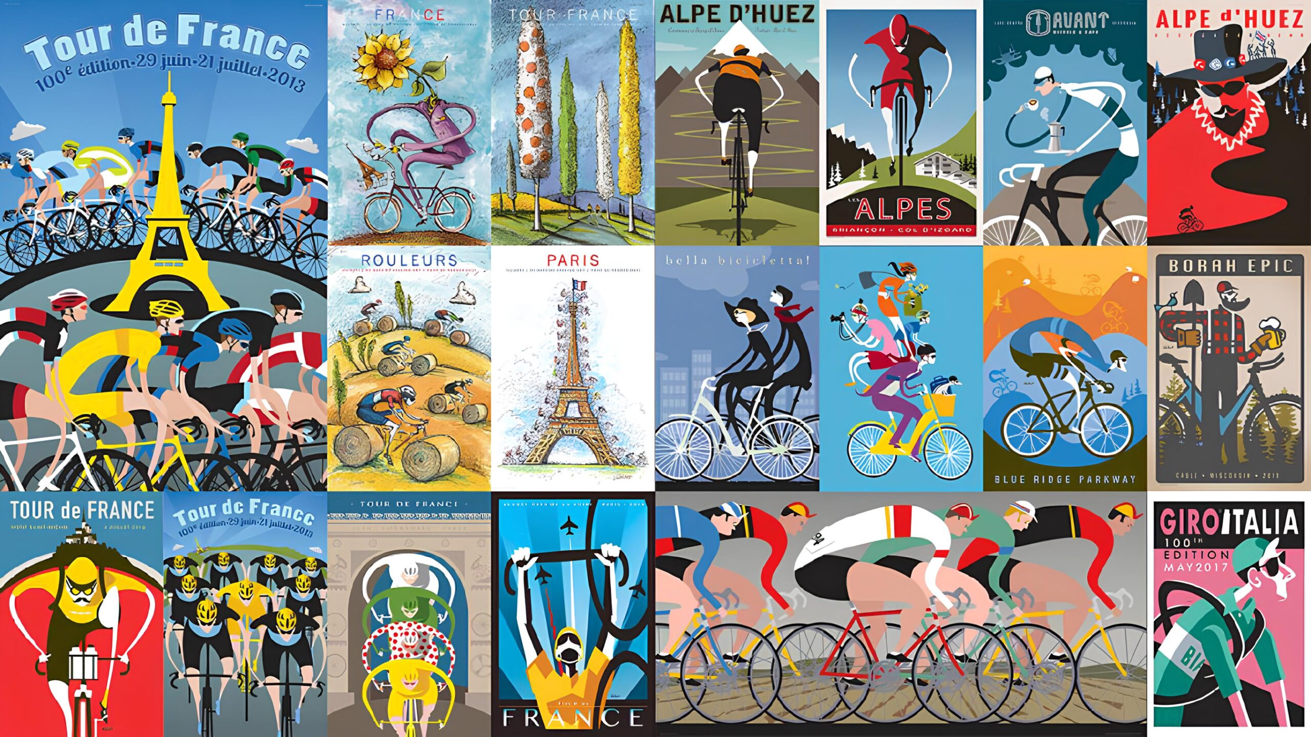 Vintage Posters Illustrations scaled