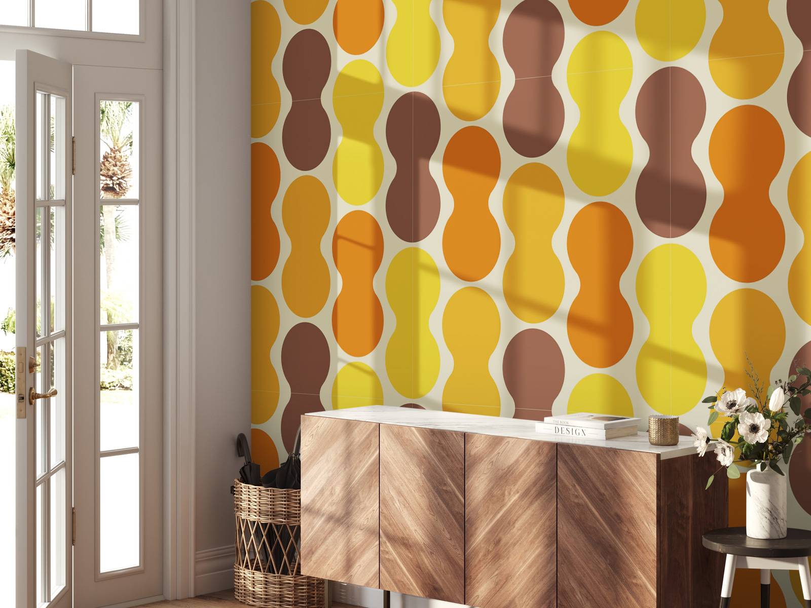 wallpaper for walls retro pattern 106