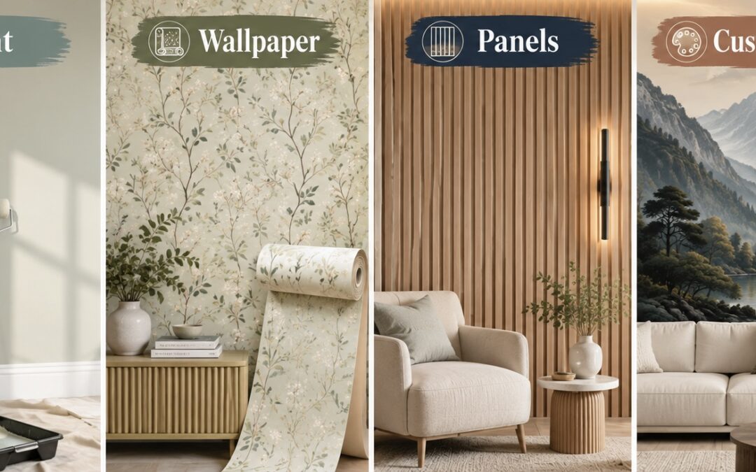 Interior Renovation Ideas For Walls: Paint, Wallpaper, Panels And Custom Murals