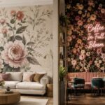 30 Flower Mural Ideas for Homes and Commercial Spaces